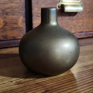 Bronze color bud vase